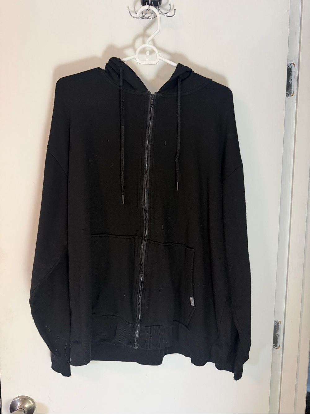 Eddie Bauer Black Full-Zip Hooded Jacket
